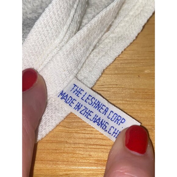 Vintage B & D Christmas Panda Bear Candy Cane Kitchen Towel - Picture 6 of 6